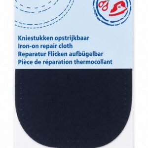 Opry kniestukken opstrijkbaar donkerblauw