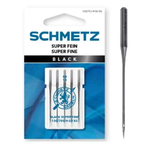 Schmetz 130-705H-SUXS-60 machinenaalden black super fine 60-08